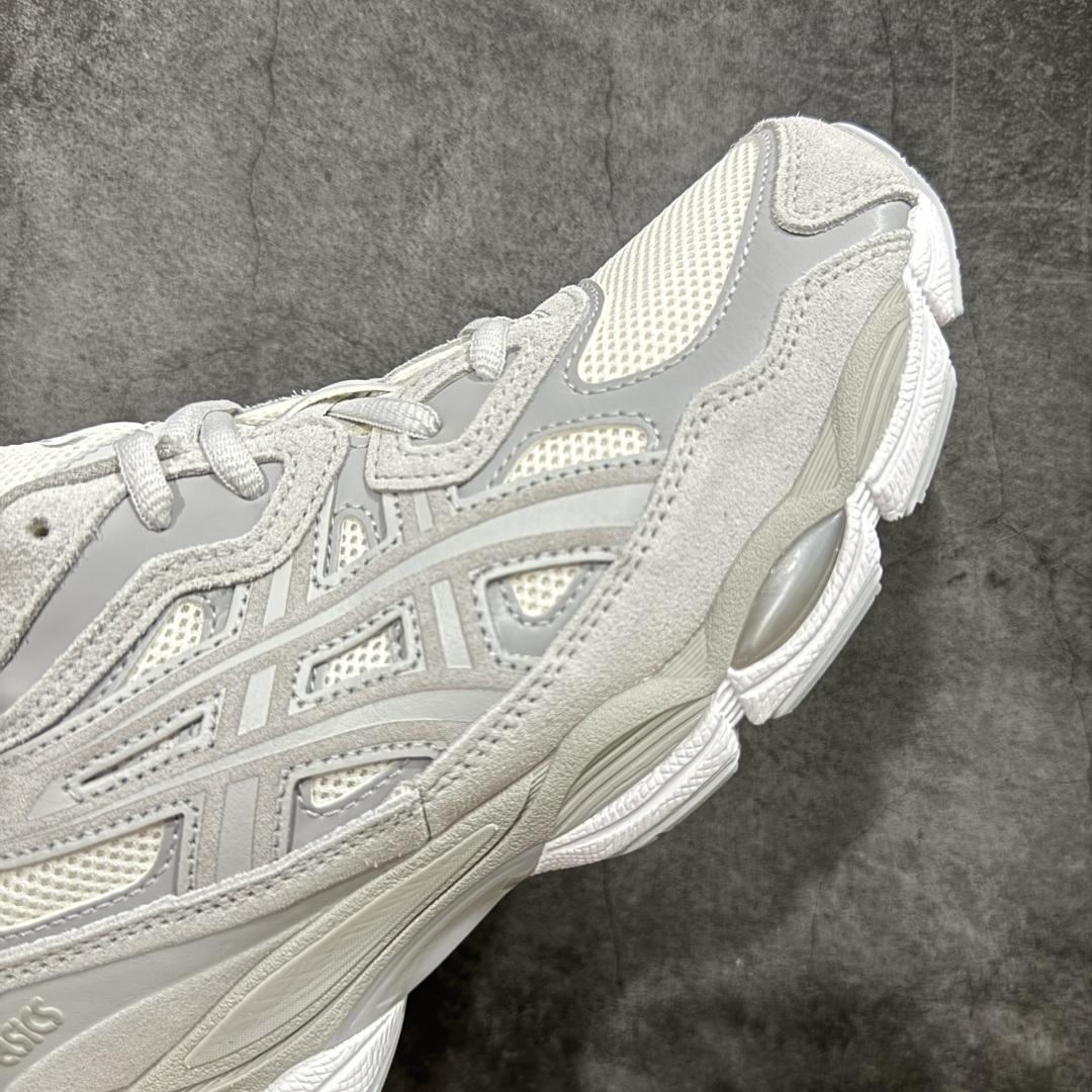 图片[6]-【总裁版本】顶级 Asics GEL-NYC系列 灰白 亚瑟士运动休闲透气专业跑鞋 行业领头版本 出货即巅峰 原鞋购入开发 原材料 原数据打造 完美版型 超完美做工 细节一步到位 原版对比无任何差别 #鞋面采用反绒皮与网布拼接 透气舒适兼具休闲时尚 结合简明的配色 展现品牌的传承及引领复古流行的主题 虎爪造型的LOGO  #鞋身稳定包裹系统 支撑鞋身 经典宽大鞋型配备防偏移设计提升包裹性 穿着舒适鞋面透气孔设计 提供透气性   尺码：36 37 37.5 38 39 40 40.5 41.5 42 42.5 43.5 44 44.5 45 46 47-选品中心