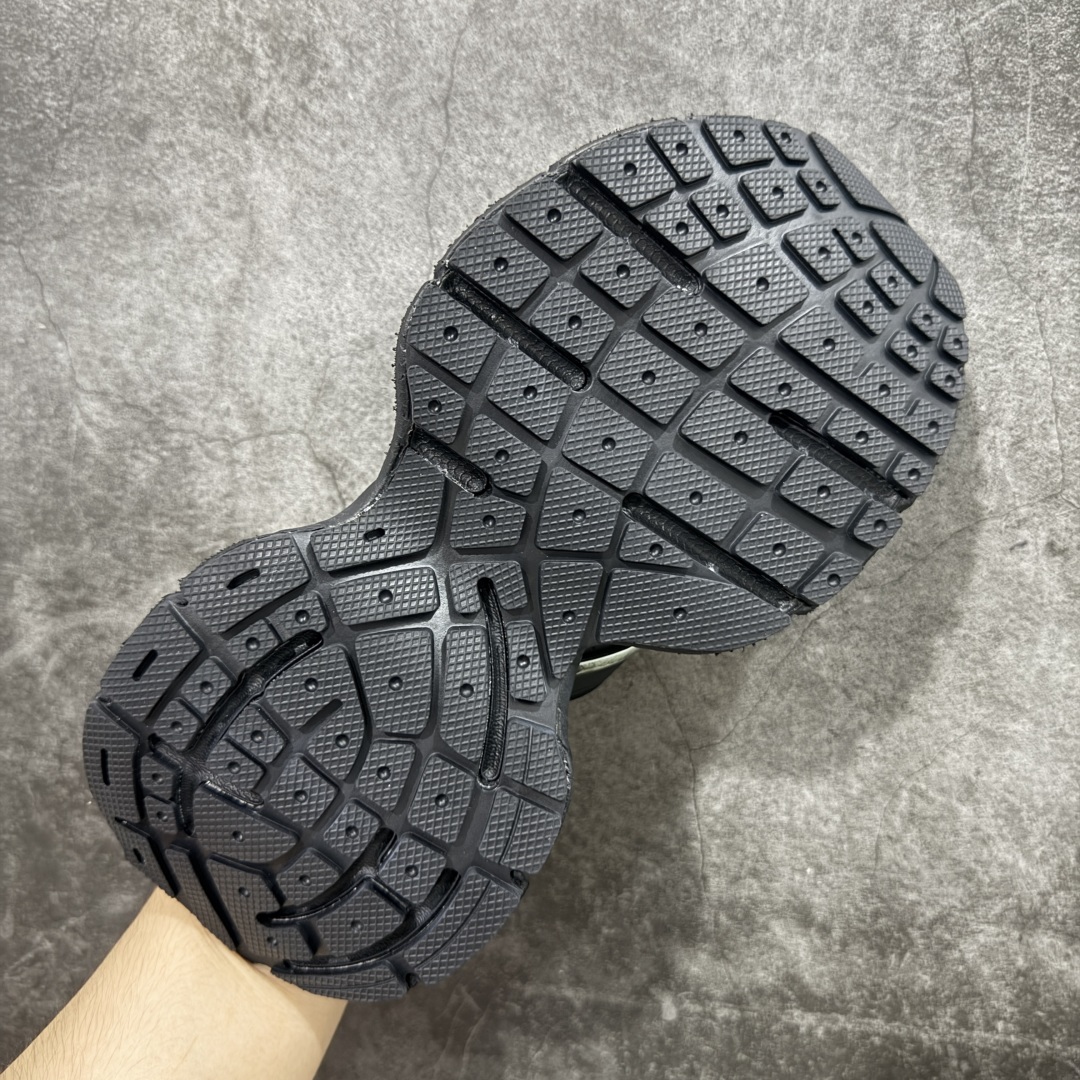 图片[9]-【纯原X版】Balenciaga巴黎世家 3XL 圆头套脚一字拖鞋 男款 黑色 原版原材料开发 正确做旧擦破组合底 超复杂做工 完美细节 尺码：35-45偏大2码-选品中心