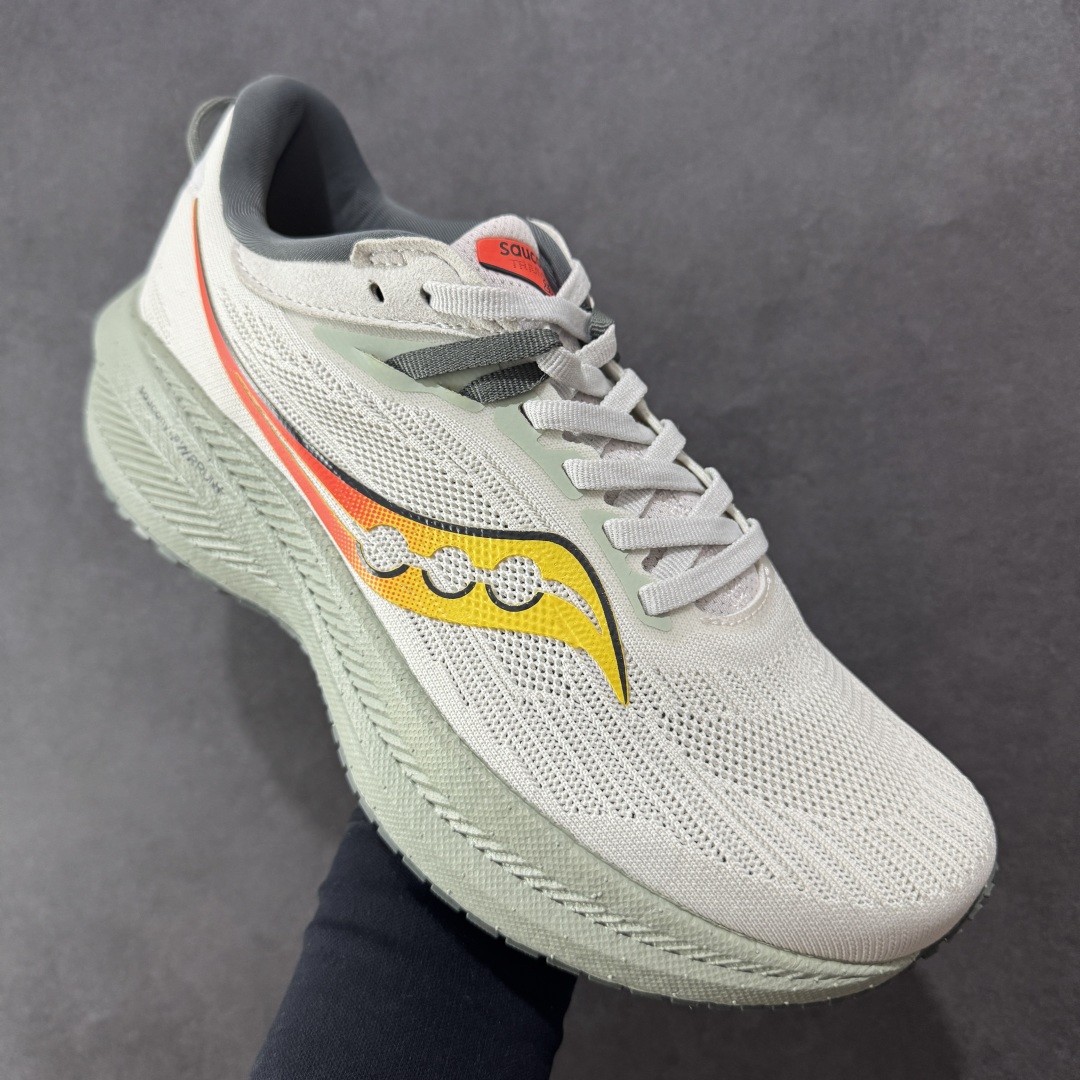  
【GX纯原】Saucony Triumph 21 索康尼 胜利21系列 低帮 系带减震耐磨透气低邦马