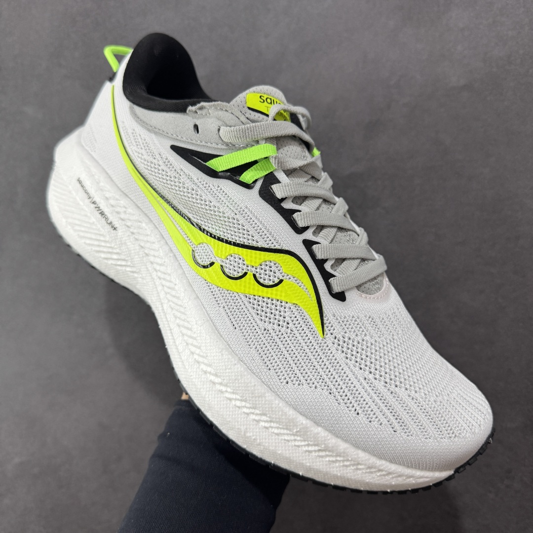  
【GX纯原】Saucony Triumph 21 索康尼 胜利21系列 低帮 系带减震耐磨透气低邦马
