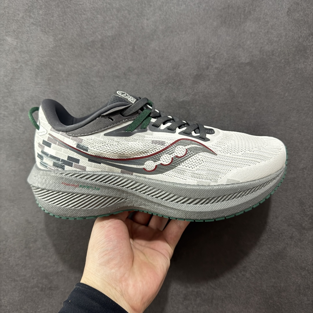  
【GX纯原】Saucony Triumph 21 索康尼 胜利21系列 低帮 系带减震耐磨透气低邦马