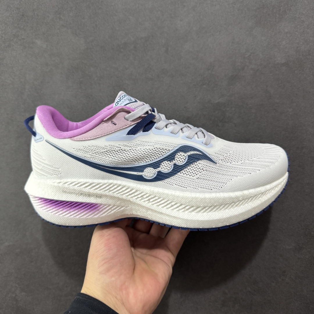  
【GX纯原】Saucony Triumph 21 索康尼 胜利21系列 低帮 系带减震耐磨透气低邦马