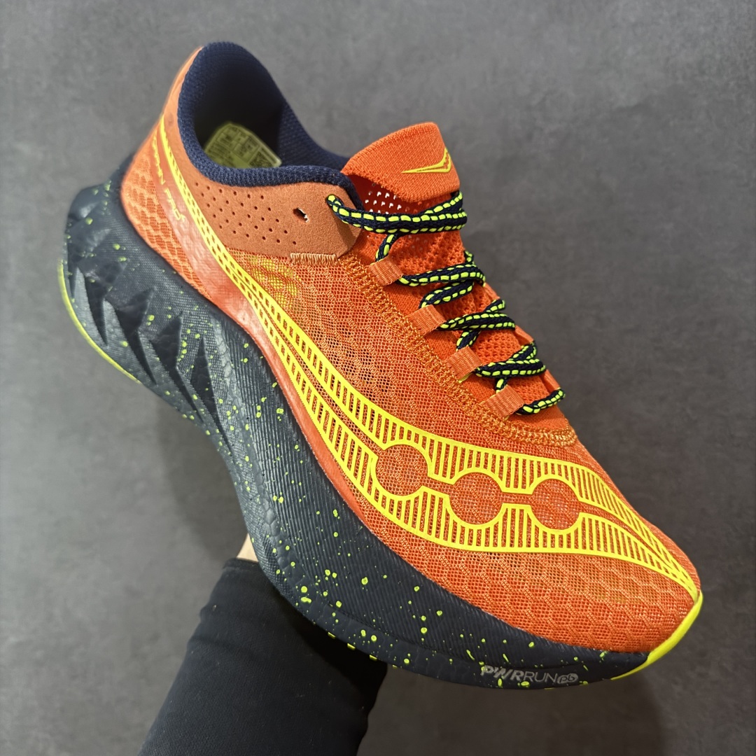 图片[3]-【LX纯原版】SAUCONY索康尼 ENDORPHIN PRO4 啡鹏系列 男女低帮缓震跑步鞋 注意区分市场公司级 品质细节有明显区别 索康尼推出的跑鞋是一款外观激进但脚感舒适的跑鞋 采用了全新的中底设计和鞋面工程 保留了软弹脚感和稳定支撑 适合进阶跑者和喜欢软弹脚感的跑者选择 尺码：36-46带半码-选品中心