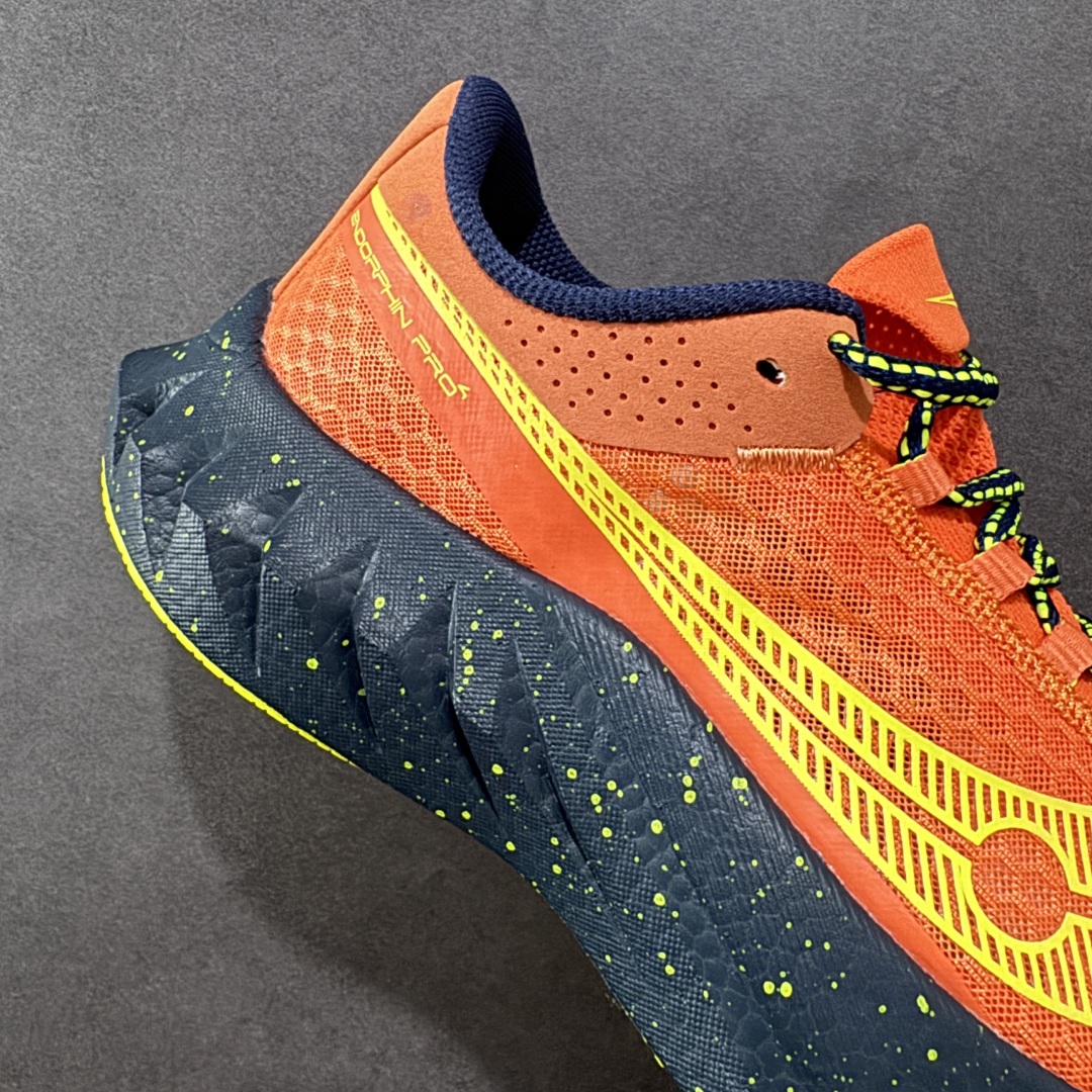 图片[6]-【LX纯原版】SAUCONY索康尼 ENDORPHIN PRO4 啡鹏系列 男女低帮缓震跑步鞋 注意区分市场公司级 品质细节有明显区别 索康尼推出的跑鞋是一款外观激进但脚感舒适的跑鞋 采用了全新的中底设计和鞋面工程 保留了软弹脚感和稳定支撑 适合进阶跑者和喜欢软弹脚感的跑者选择 尺码：36-46带半码-选品中心