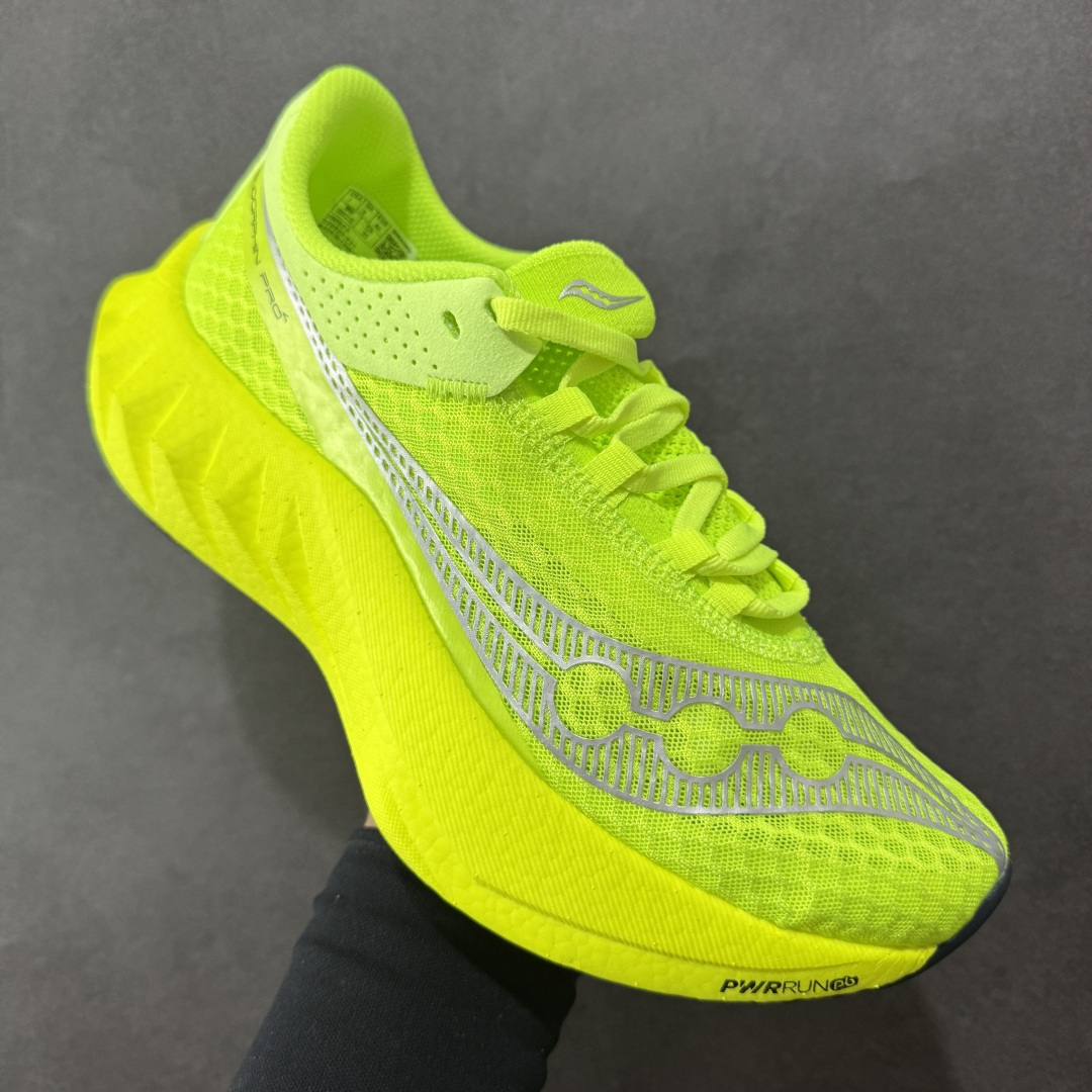 图片[3]-【LX纯原版】SAUCONY索康尼 ENDORPHIN PRO4 啡鹏系列 男女低帮缓震跑步鞋 注意区分市场公司级 品质细节有明显区别 索康尼推出的跑鞋是一款外观激进但脚感舒适的跑鞋 采用了全新的中底设计和鞋面工程 保留了软弹脚感和稳定支撑 适合进阶跑者和喜欢软弹脚感的跑者选择 尺码：36-46带半码-选品中心