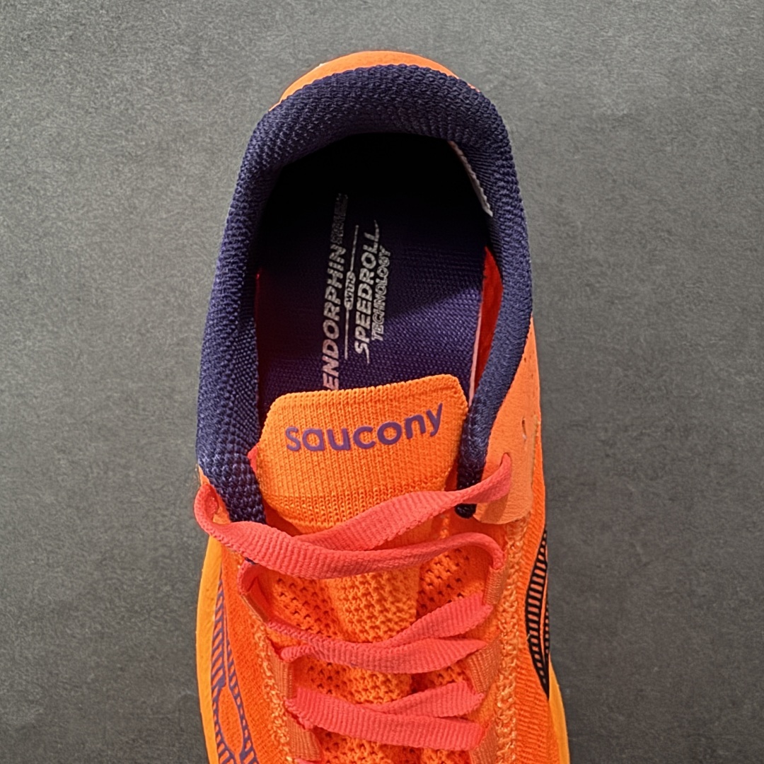 图片[7]-【LX纯原版】SAUCONY索康尼 ENDORPHIN PRO4 啡鹏系列 男女低帮缓震跑步鞋 注意区分市场公司级 品质细节有明显区别 索康尼推出的跑鞋是一款外观激进但脚感舒适的跑鞋 采用了全新的中底设计和鞋面工程 保留了软弹脚感和稳定支撑 适合进阶跑者和喜欢软弹脚感的跑者选择 尺码：36-46带半码-选品中心