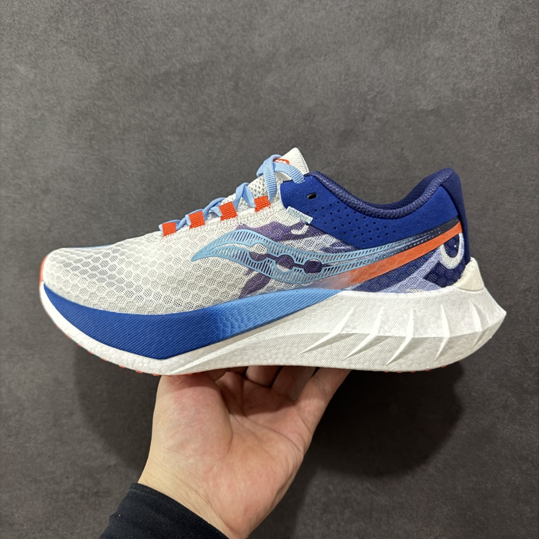 图片[2]-【LX纯原版】SAUCONY索康尼 ENDORPHIN PRO4 啡鹏系列 男女低帮缓震跑步鞋 注意区分市场公司级 品质细节有明显区别 索康尼推出的跑鞋是一款外观激进但脚感舒适的跑鞋 采用了全新的中底设计和鞋面工程 保留了软弹脚感和稳定支撑 适合进阶跑者和喜欢软弹脚感的跑者选择 尺码：36-46带半码-选品中心