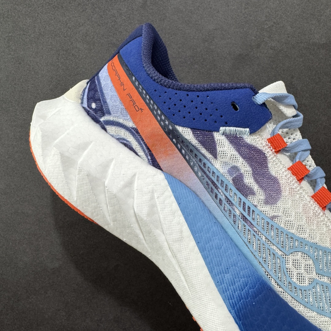 图片[6]-【LX纯原版】SAUCONY索康尼 ENDORPHIN PRO4 啡鹏系列 男女低帮缓震跑步鞋 注意区分市场公司级 品质细节有明显区别 索康尼推出的跑鞋是一款外观激进但脚感舒适的跑鞋 采用了全新的中底设计和鞋面工程 保留了软弹脚感和稳定支撑 适合进阶跑者和喜欢软弹脚感的跑者选择 尺码：36-46带半码-选品中心