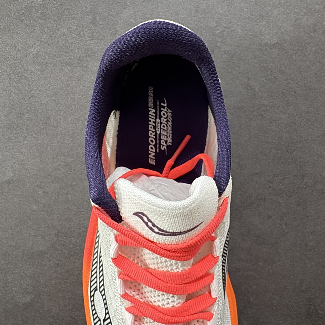 图片[7]-【LX纯原版】SAUCONY索康尼 ENDORPHIN PRO4 啡鹏系列 男女低帮缓震跑步鞋 注意区分市场公司级 品质细节有明显区别 索康尼推出的跑鞋是一款外观激进但脚感舒适的跑鞋 采用了全新的中底设计和鞋面工程 保留了软弹脚感和稳定支撑 适合进阶跑者和喜欢软弹脚感的跑者选择 尺码：36-46带半码-选品中心