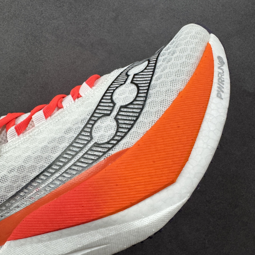 图片[5]-【LX纯原版】SAUCONY索康尼 ENDORPHIN PRO4 啡鹏系列 男女低帮缓震跑步鞋 注意区分市场公司级 品质细节有明显区别 索康尼推出的跑鞋是一款外观激进但脚感舒适的跑鞋 采用了全新的中底设计和鞋面工程 保留了软弹脚感和稳定支撑 适合进阶跑者和喜欢软弹脚感的跑者选择 尺码：36-46带半码-选品中心