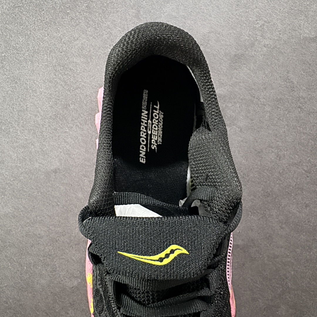 图片[7]-【LX纯原版】SAUCONY索康尼 ENDORPHIN PRO4 啡鹏系列 男女低帮缓震跑步鞋 注意区分市场公司级 品质细节有明显区别 索康尼推出的跑鞋是一款外观激进但脚感舒适的跑鞋 采用了全新的中底设计和鞋面工程 保留了软弹脚感和稳定支撑 适合进阶跑者和喜欢软弹脚感的跑者选择 尺码：36-46带半码-选品中心