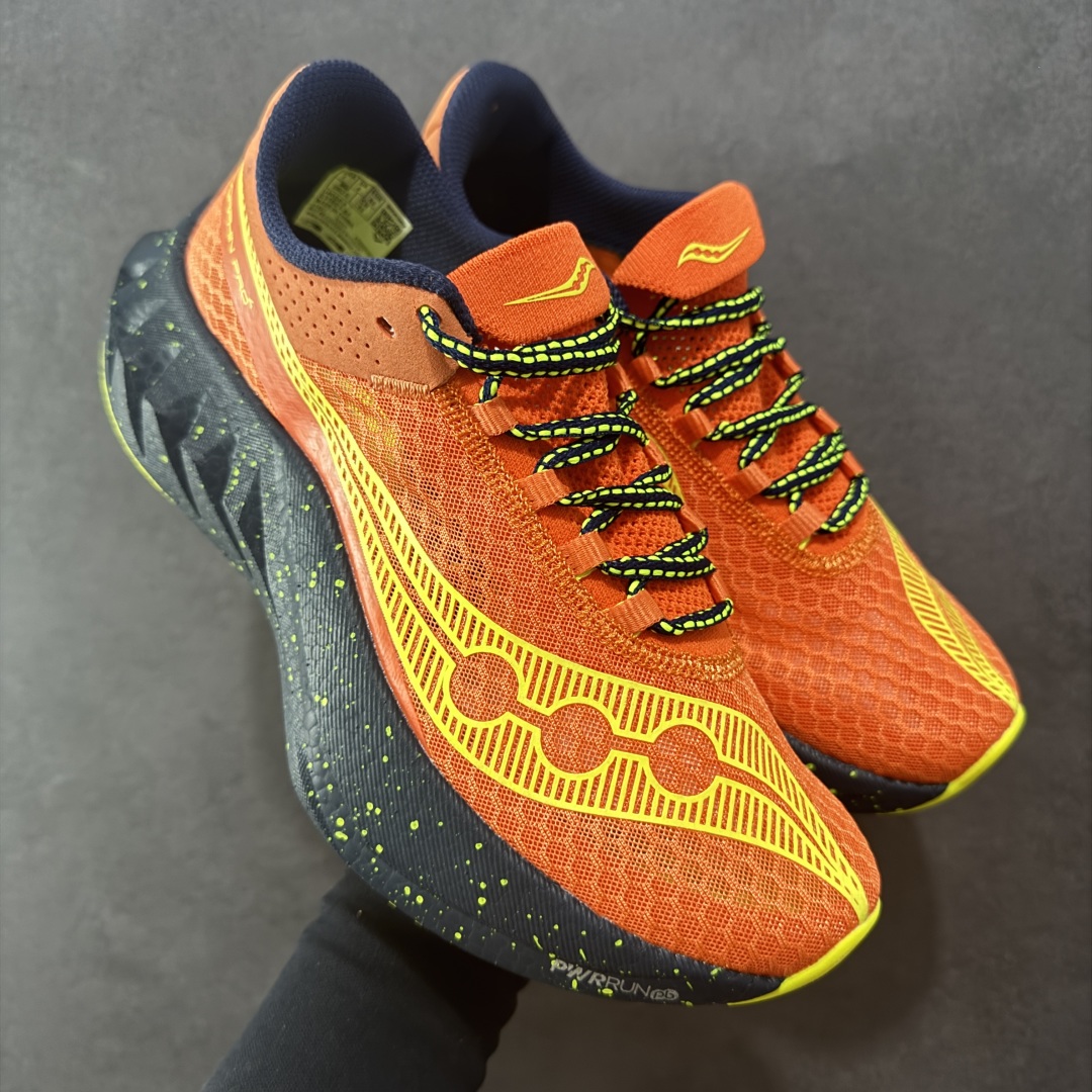 图片[2]-【LX纯原版】SAUCONY索康尼 ENDORPHIN PRO4 啡鹏系列 男女低帮缓震跑步鞋 注意区分市场公司级 品质细节有明显区别 索康尼推出的跑鞋是一款外观激进但脚感舒适的跑鞋 采用了全新的中底设计和鞋面工程 保留了软弹脚感和稳定支撑 适合进阶跑者和喜欢软弹脚感的跑者选择 尺码：36-46带半码-选品中心