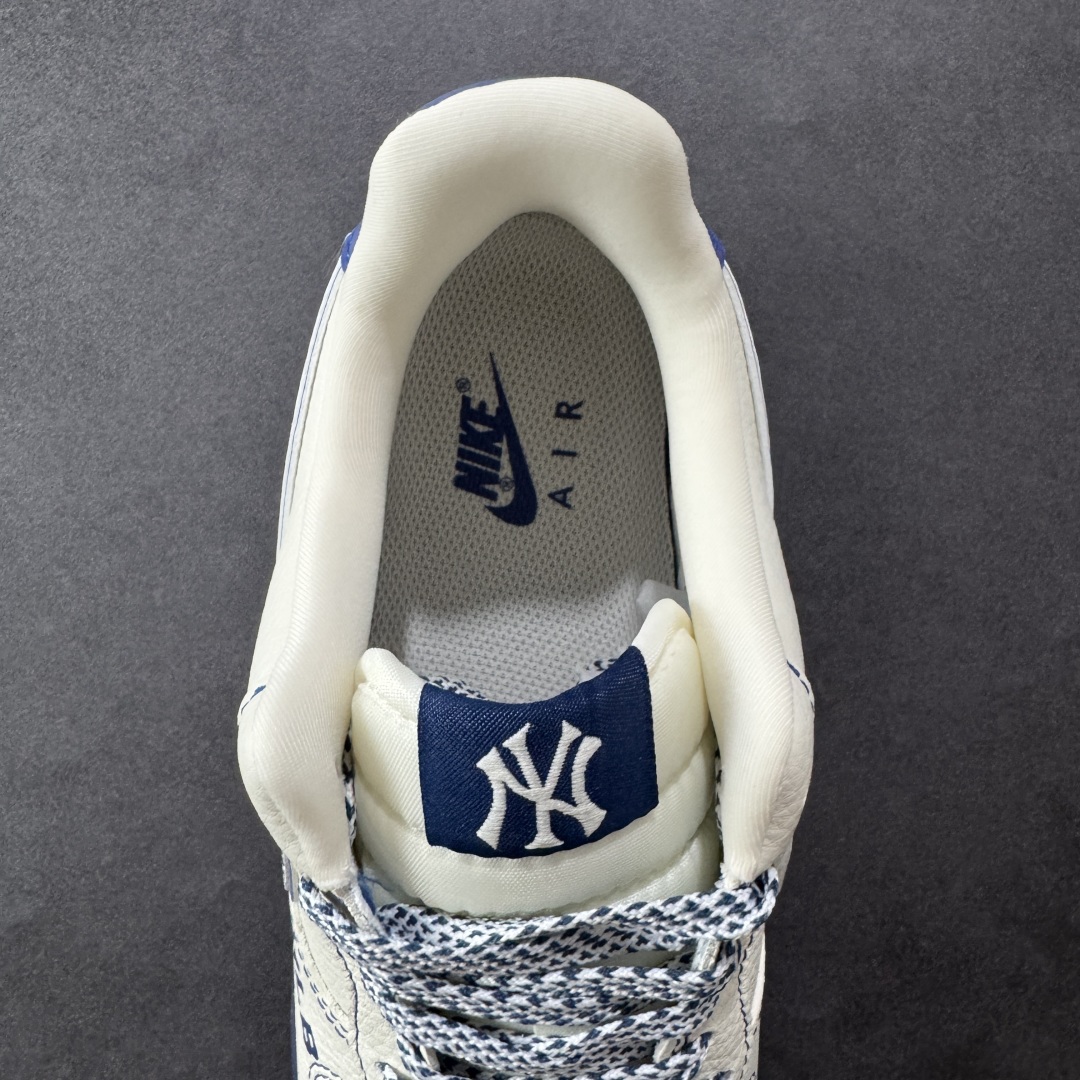 图片[7]-【定制版】Nike Air Force 1 \’07 Low “MLB联名——米蓝线反光”空军一号 低帮 运动鞋 休闲鞋 折边针车 工艺难度大 原楦头原纸板 原装鞋盒 定制五金配件 内置全掌气垫 原厂鞋底 货号：KJ1688-010 尺码：36 36.5 37.5 38 38.5 39 40 40.5 41 42 42.5 43 44 44.5 45 编码：HXSB310320-选品中心