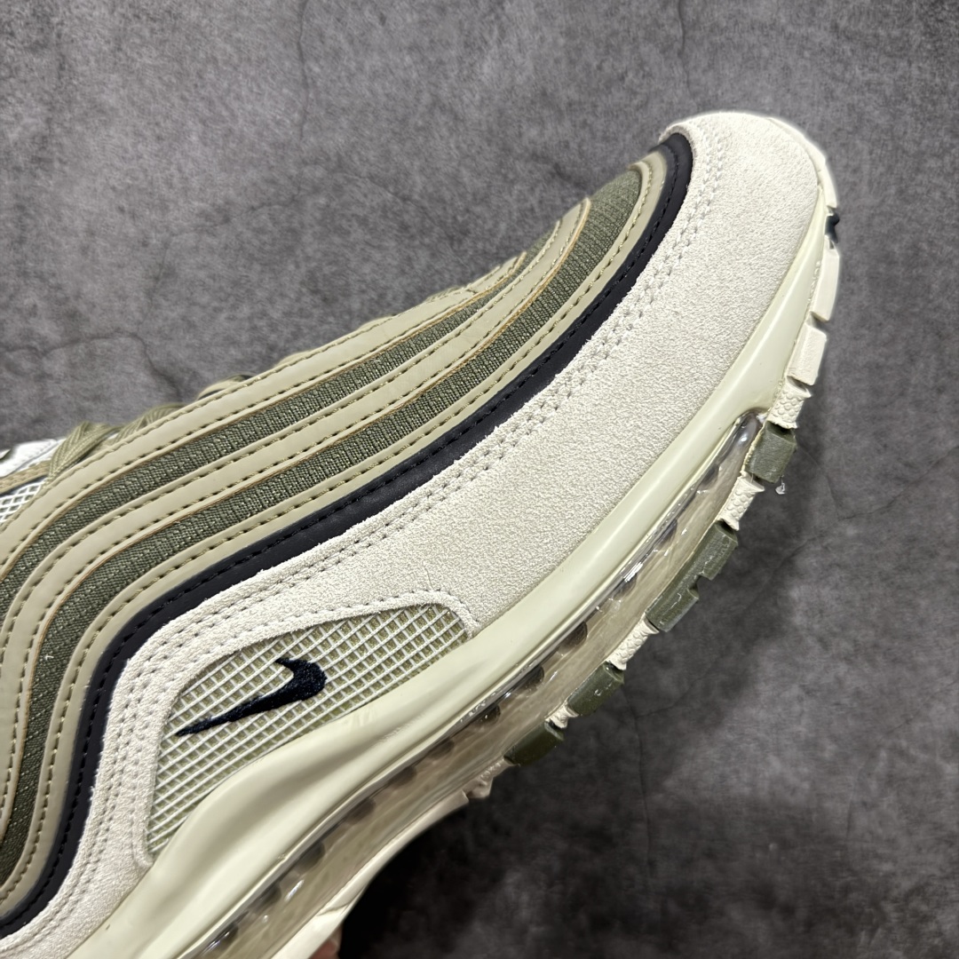 图片[6]-【纯原版】NK Air Max 97 OG 复古运动跑步鞋 绿色 FB9619-002 原装批次子弹 拆解原鞋开发 打造全市场最强版本子弹 这里只对比原鞋原厂TPU反光材料 市场首家原模原气垫 拒绝套用公底原档案Swoosh电绣 卡色匹配原版 尺码：36 36.5 37.5 38 38.5 39 40 40.5 41 42 42.5 43 44 44.5 45-选品中心