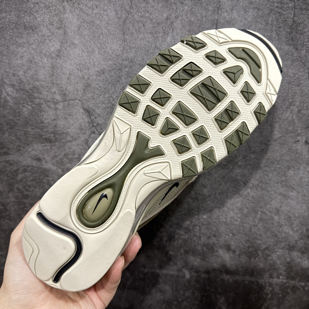 图片[9]-【纯原版】NK Air Max 97 OG 复古运动跑步鞋 绿色 FB9619-002 原装批次子弹 拆解原鞋开发 打造全市场最强版本子弹 这里只对比原鞋原厂TPU反光材料 市场首家原模原气垫 拒绝套用公底原档案Swoosh电绣 卡色匹配原版 尺码：36 36.5 37.5 38 38.5 39 40 40.5 41 42 42.5 43 44 44.5 45-选品中心