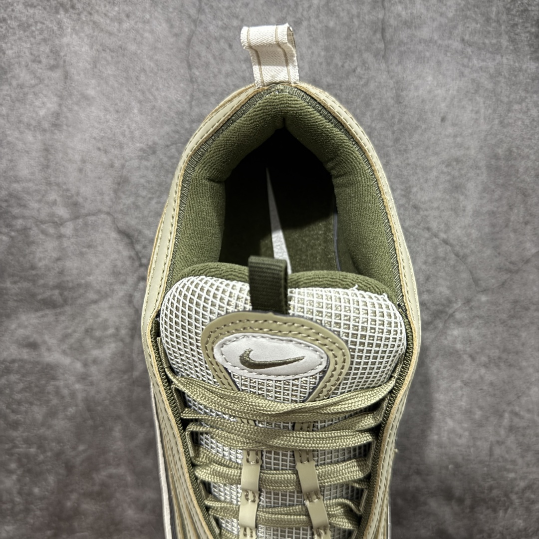 图片[8]-【纯原版】NK Air Max 97 OG 复古运动跑步鞋 绿色 FB9619-002 原装批次子弹 拆解原鞋开发 打造全市场最强版本子弹 这里只对比原鞋原厂TPU反光材料 市场首家原模原气垫 拒绝套用公底原档案Swoosh电绣 卡色匹配原版 尺码：36 36.5 37.5 38 38.5 39 40 40.5 41 42 42.5 43 44 44.5 45-选品中心