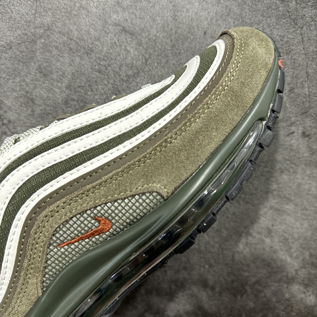 图片[6]-【纯原版】NK Air Max 97 OG 复古运动跑步鞋 绿色 FB9619-001 原装批次子弹 拆解原鞋开发 打造全市场最强版本子弹 这里只对比原鞋原厂TPU反光材料 市场首家原模原气垫 拒绝套用公底原档案Swoosh电绣 卡色匹配原版 尺码：36 36.5 37.5 38 38.5 39 40 40.5 41 42 42.5 43 44 44.5 45-选品中心