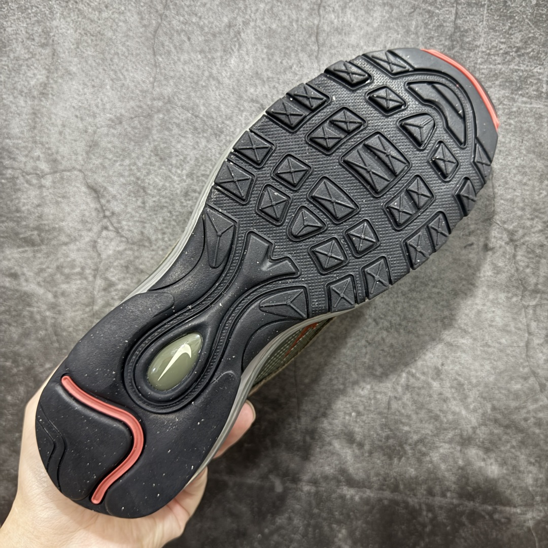 图片[9]-【纯原版】NK Air Max 97 OG 复古运动跑步鞋 绿色 FB9619-001 原装批次子弹 拆解原鞋开发 打造全市场最强版本子弹 这里只对比原鞋原厂TPU反光材料 市场首家原模原气垫 拒绝套用公底原档案Swoosh电绣 卡色匹配原版 尺码：36 36.5 37.5 38 38.5 39 40 40.5 41 42 42.5 43 44 44.5 45-选品中心