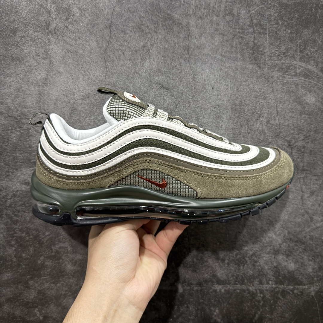 【纯原版】NK Air Max 97 OG 复古运动跑步鞋 绿色 FB9619-001 原装批次子弹 拆解原鞋开发 打造全市场最强版本子弹 这里只对比原鞋原厂TPU反光材料 市场首家原模原气垫 拒绝套用公底原档案Swoosh电绣 卡色匹配原版 尺码:36 36.5 37.5 38 38.5 39 40 40.5 41 42 42.5 43 44 44.5 45-选品中心