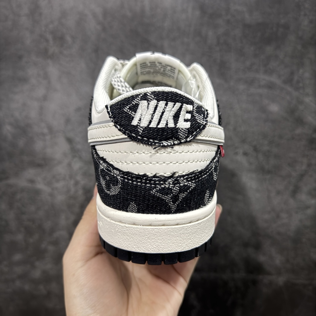 图片[4]-【定制版】Nike SB Dunk Low LV联名 双小勾牛仔 周年高端定制 低帮休闲板鞋 YX5066-378  #定制鞋盒 大厂纯原品质出货 超高清洁度 皮料切割干净无任何毛边 细节完美   尺码：36 36.5 37.5 38 38.5 39 40 40.5 41 42 42.5 43 44 44.5 45-选品中心