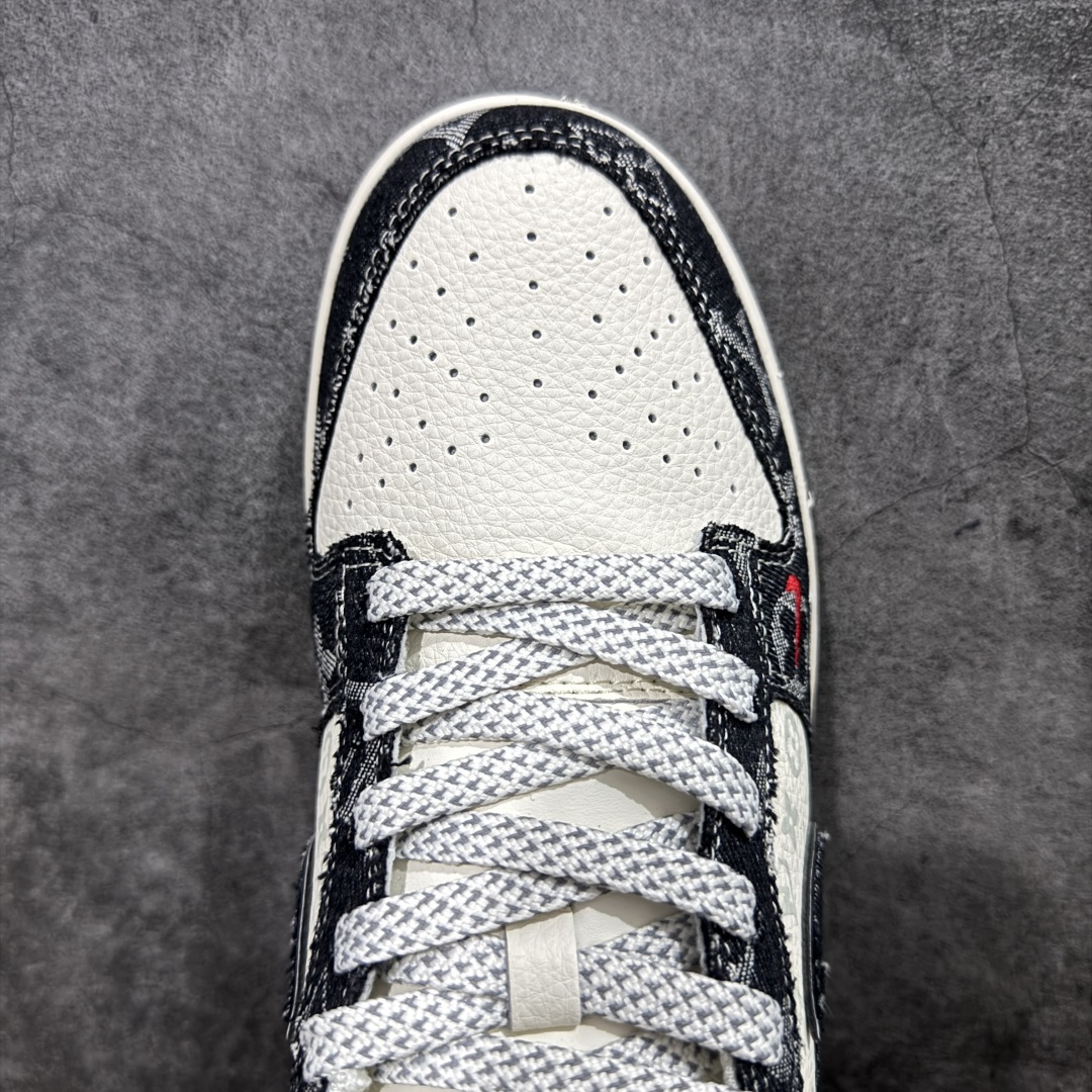 图片[5]-【定制版】Nike SB Dunk Low LV联名 双小勾牛仔 周年高端定制 低帮休闲板鞋 YX5066-378  #定制鞋盒 大厂纯原品质出货 超高清洁度 皮料切割干净无任何毛边 细节完美   尺码：36 36.5 37.5 38 38.5 39 40 40.5 41 42 42.5 43 44 44.5 45-选品中心