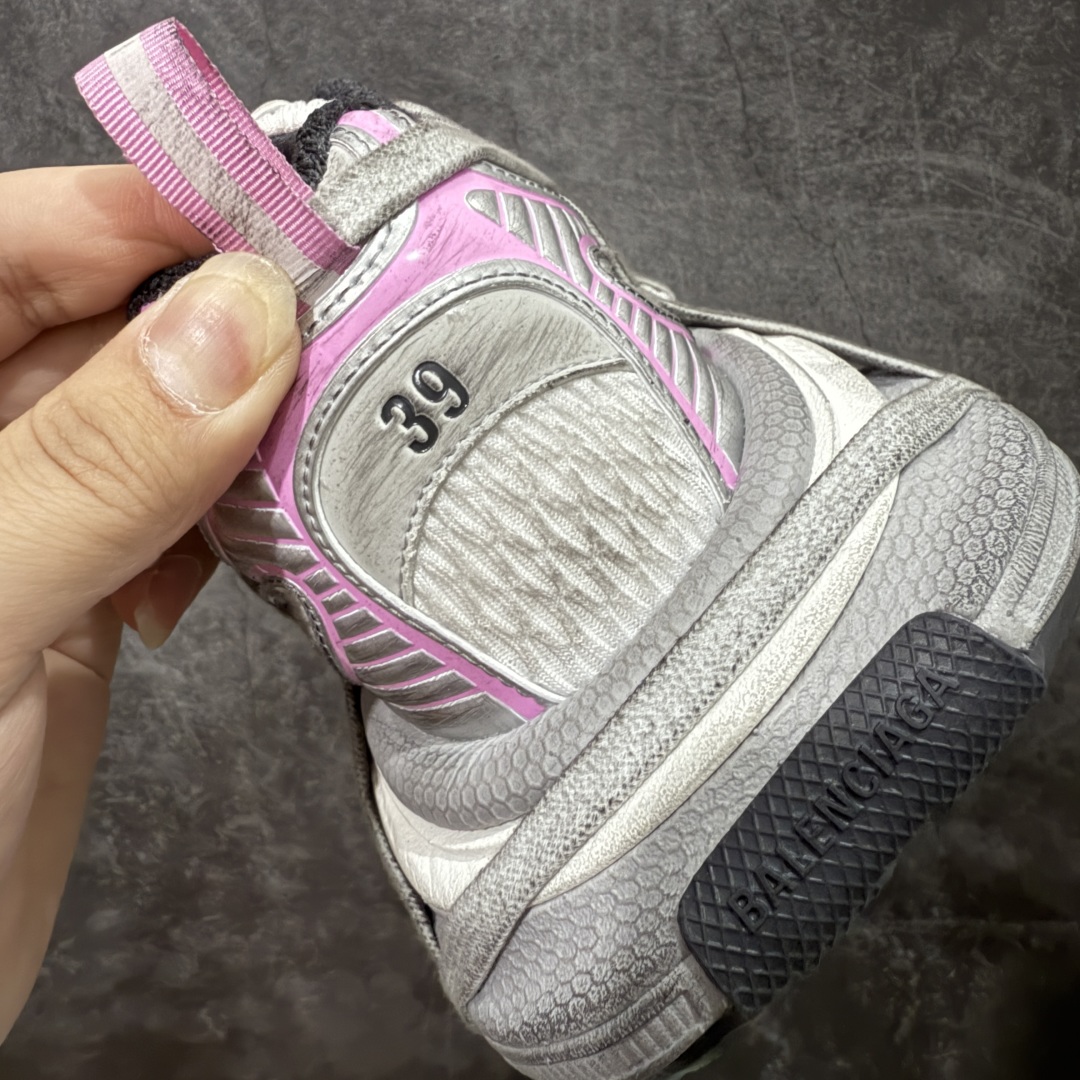 图片[2]-【X版2.0纯原】Balenciaga 3XL 蜘蛛侠 全新金属B扣黑色绑带 Sneaker XXXL 巴黎世家 系带老爹鞋 市面最顶没有之一 原厂楦头生产 网布 超纤 均采购于 原厂材料 不然穿出门就是一眼假 大底独立模具开发 细节修正 无数次版型调整 鞋子可随意对比正品！ 尺码：35/42(偏大一码)-选品中心