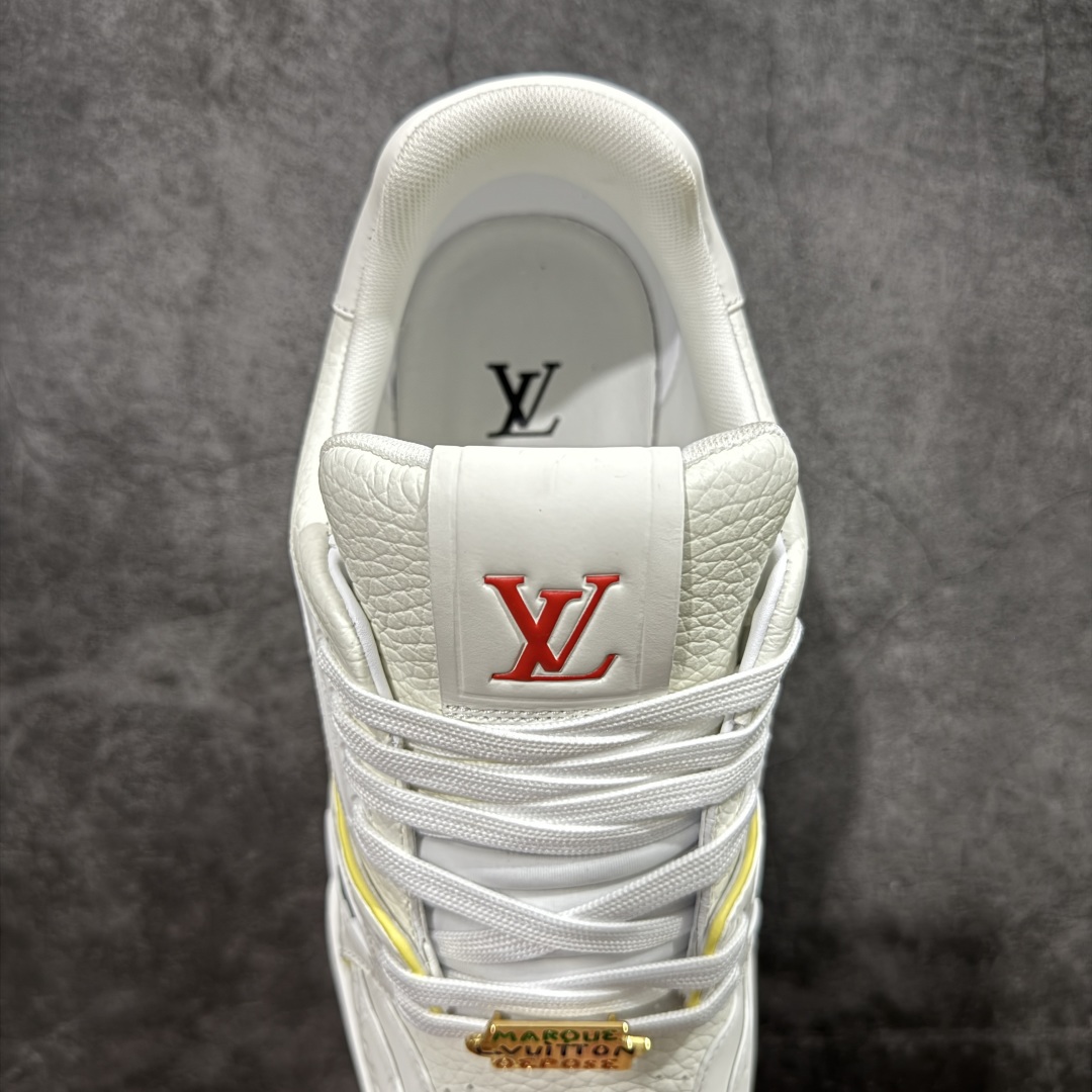 520 广东纯原版本LV Louis Vuitton Trainer 限定联名 低帮休闲板鞋 白黄蓝-Chinese  UA Cheap High Quatity Brand  Clothes Bags handbags Sneakers wholesale wholesaler seller from China Factory suppliers Fashion Clothing  Shoes best Quality Beautiful Price  520 广东纯原版本LV Louis Vuitton Trainer 限定联名 低帮休闲板鞋 白黄蓝