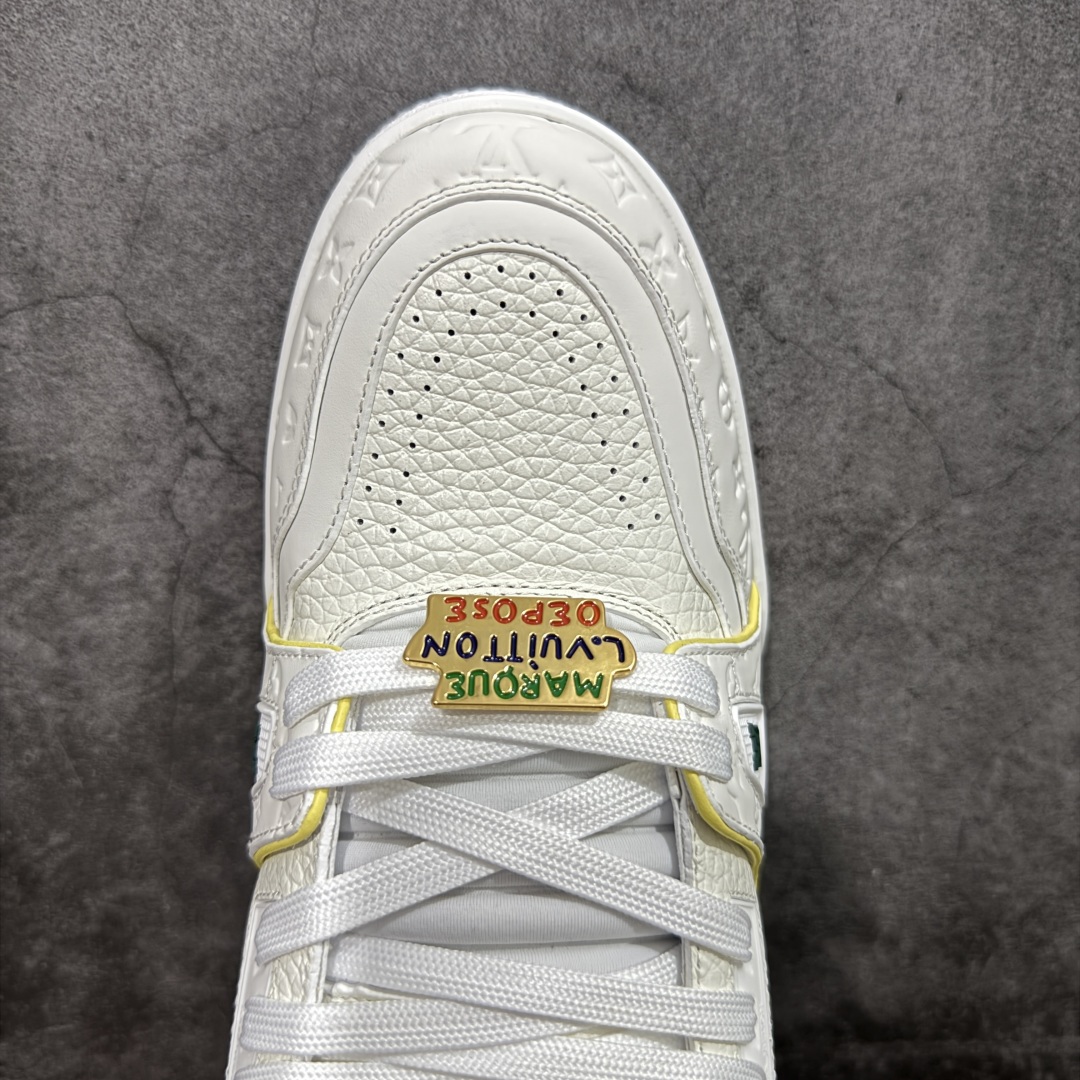 520 广东纯原版本LV Louis Vuitton Trainer 限定联名 低帮休闲板鞋 白黄蓝-Chinese  UA Cheap High Quatity Brand  Clothes Bags handbags Sneakers wholesale wholesaler seller from China Factory suppliers Fashion Clothing  Shoes best Quality Beautiful Price  520 广东纯原版本LV Louis Vuitton Trainer 限定联名 低帮休闲板鞋 白黄蓝