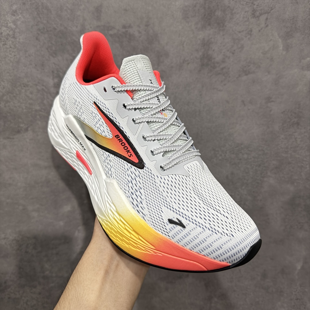 图片[3]-【HX纯原】BROOKS布鲁克斯Hyperion Max 2 烈风2 减震竞速马拉松专业跑鞋 超临界Q弹大底 正确鞋底带钢印 平台专供品质 货号：110434 1B 443 尺码：36 36.5 37.5 38 38.5 39 40 40.5 41 42 42.5 43 44 45 46-选品中心
