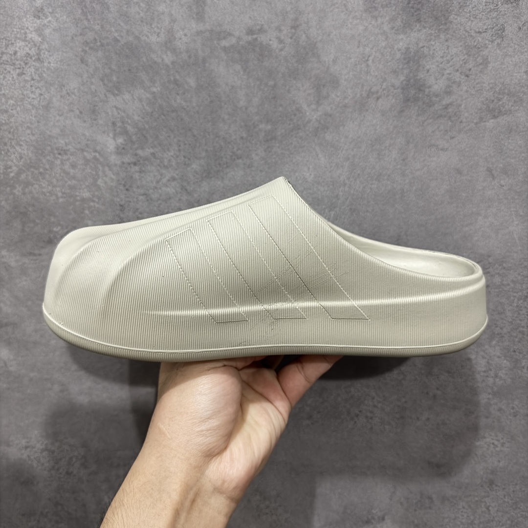 图片[2]-【w1版本】adidas originals adiFOM SUPERSTAR MULE 舒适 防滑包头拖鞋 男女同款 灰绿 IE0757 得物小红书网红达人明星同款 今夏爆款  尺码：36 37 38 39 40 41 42 43 44 45-选品中心