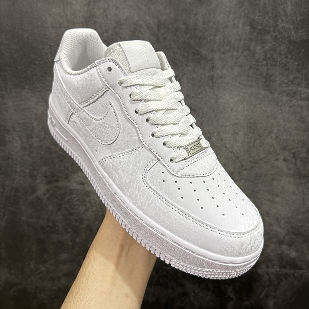Top纯原Kobe x Nike Air Force 1'07 Low 科比 空军一号低帮休闲板鞋 IB0018-100