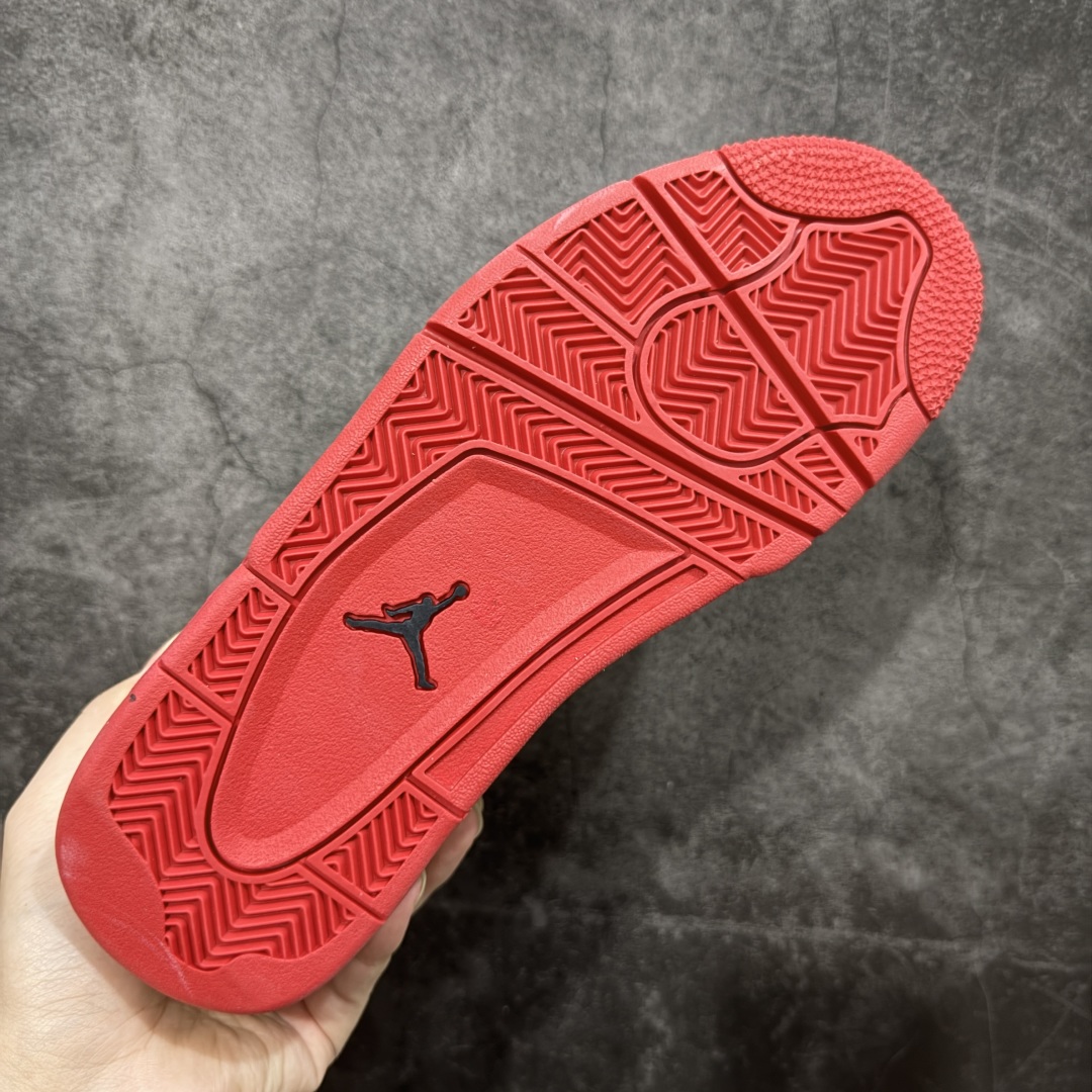 图片[8]-【纯原F版】Air Jordan AJ4 Retro 卡其黑 原楦原纸板同源开发 完美呈现乔4的版型 内侧正确双色网格 还原细节 正确气垫颜色 正确网格工艺 正确拉帮工艺 全鞋原装材料制作 原档案原模具打造 货号：IH2094 200 尺码：36-48.5-选品中心