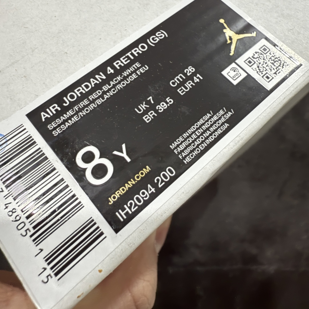 图片[9]-【纯原F版】Air Jordan AJ4 Retro 卡其黑 原楦原纸板同源开发 完美呈现乔4的版型 内侧正确双色网格 还原细节 正确气垫颜色 正确网格工艺 正确拉帮工艺 全鞋原装材料制作 原档案原模具打造 货号：IH2094 200 尺码：36-48.5-选品中心