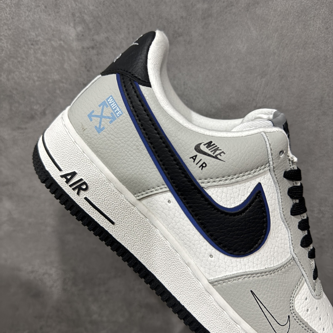 图片[7]-【定制版】NIke Air Force 1 \’07 Low × OFF WHITE 空军一号OW联名 低帮运动鞋休闲鞋 折边针车 工艺难度大 定制鞋盒 定制五金配件 内置全掌气垫 货号：DQ6628-162 尺码：36 36.5 37.5 38 38.5 39 40 40.5 41 42 42.5 43 44 44.5 45 编码：CCB290300-选品中心