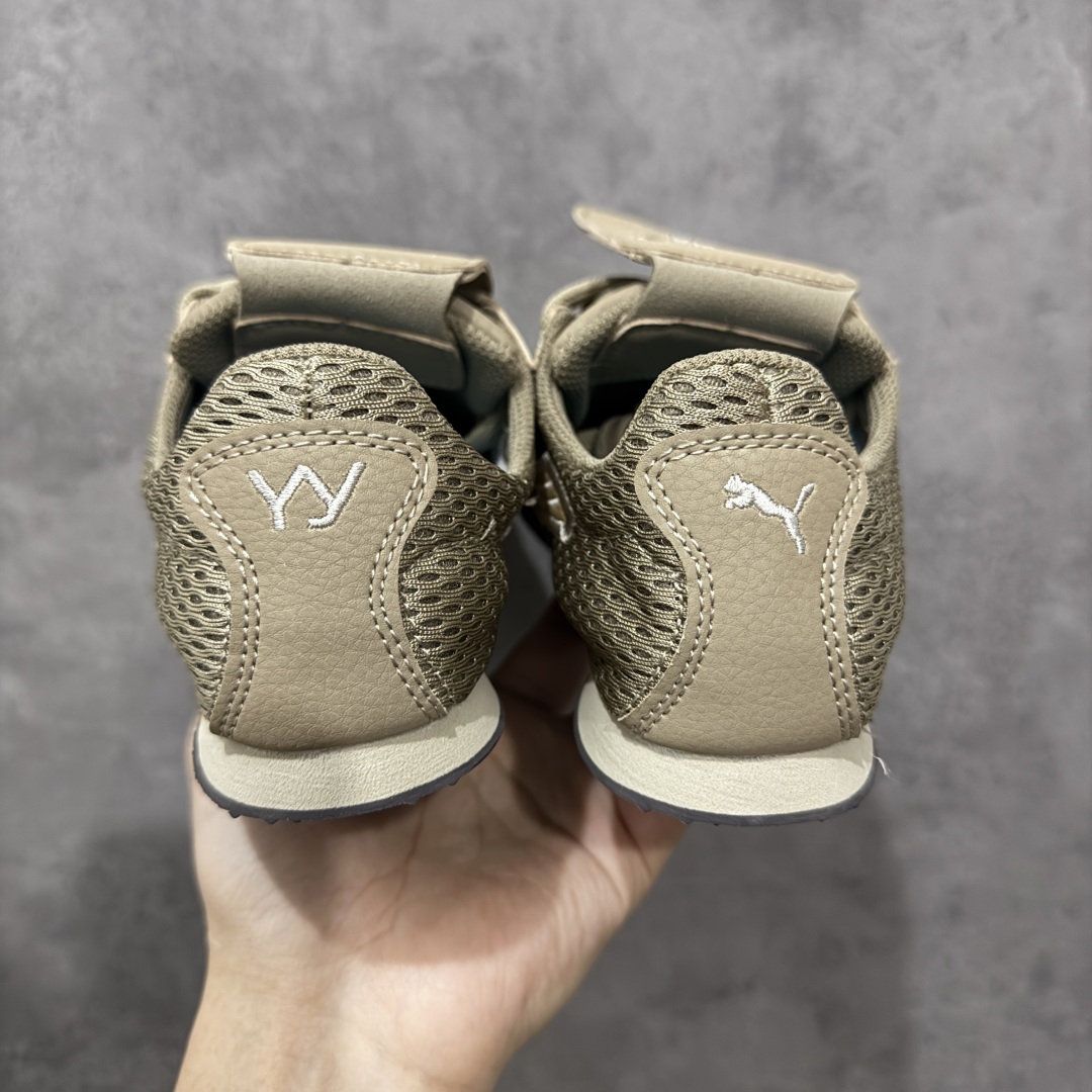 180  Open Yy x PUMA彪马 H-Street 薄底鞋 百搭舒适 耐磨 低帮 生活休闲鞋 男女同款 灰棕色 405046-02
