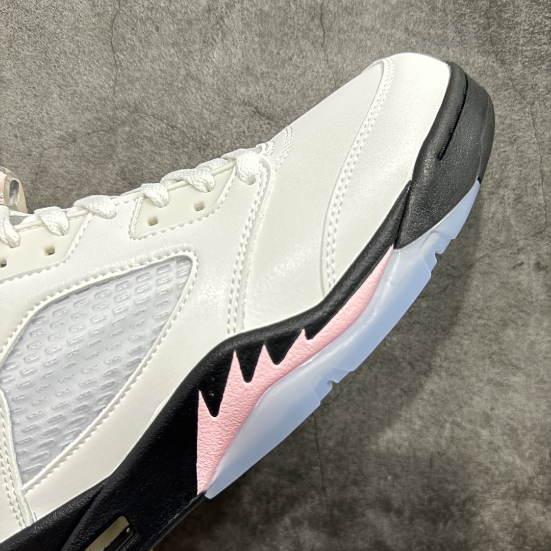  
【纯原】Air Jordan 5  Medium Soft Pink  AJ5乔5 文化篮球鞋白粉 