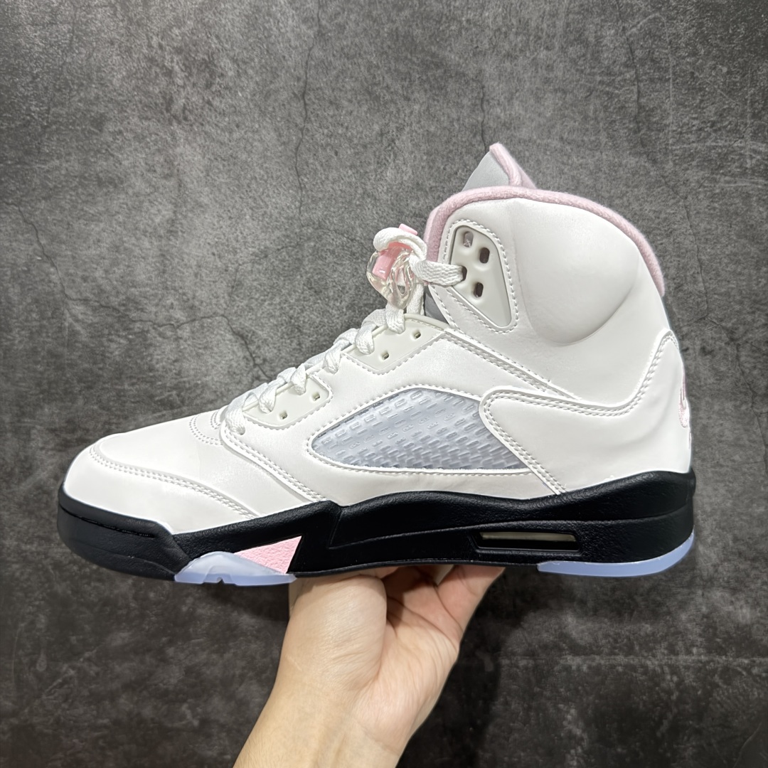  
【纯原】Air Jordan 5  Medium Soft Pink  AJ5乔5 文化篮球鞋白粉 