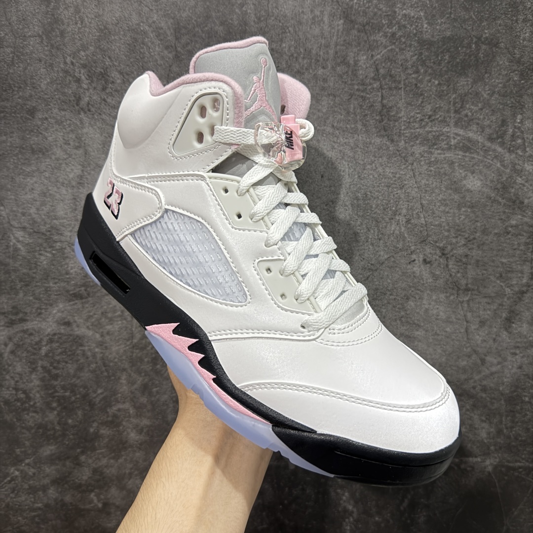 
【纯原】Air Jordan 5  Medium Soft Pink  AJ5乔5 文化篮球鞋白粉 