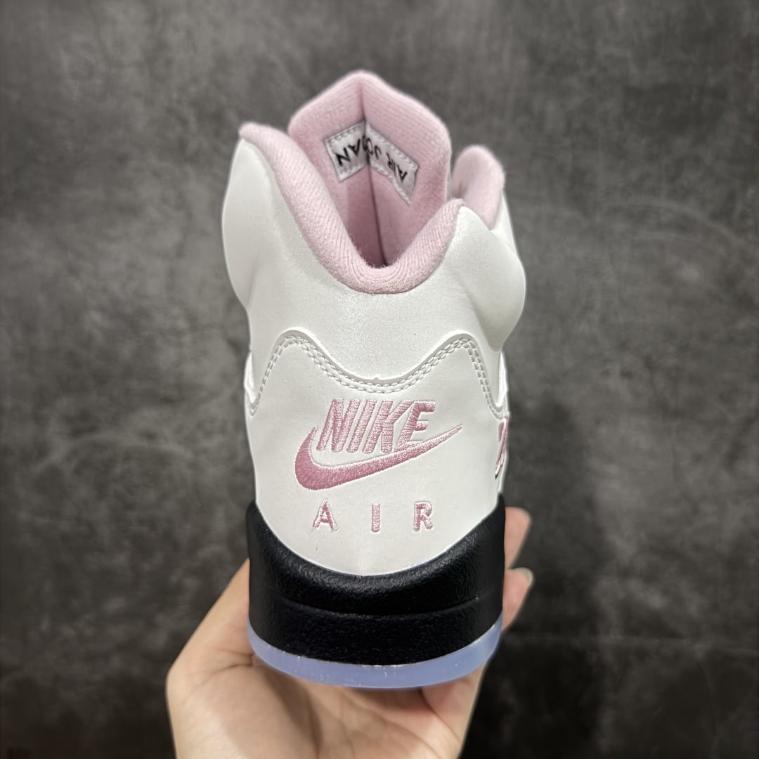  
【纯原】Air Jordan 5  Medium Soft Pink  AJ5乔5 文化篮球鞋白粉 