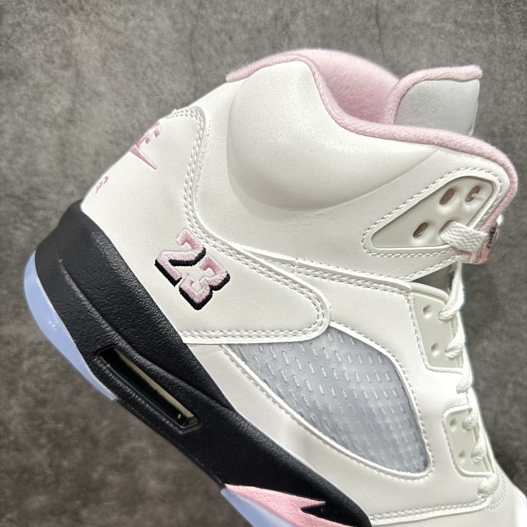  
【纯原】Air Jordan 5  Medium Soft Pink  AJ5乔5 文化篮球鞋白粉 