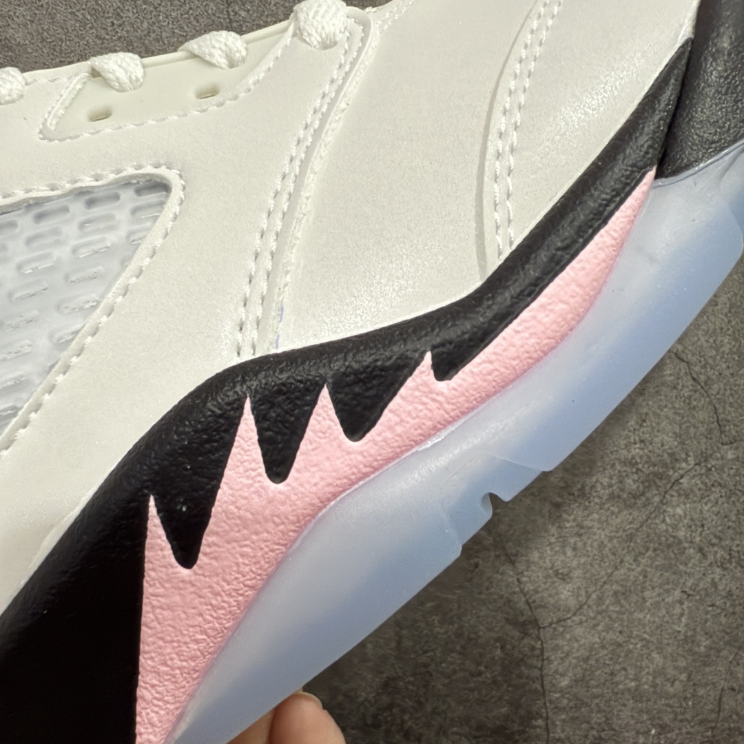  
【纯原】Air Jordan 5  Medium Soft Pink  AJ5乔5 文化篮球鞋白粉 