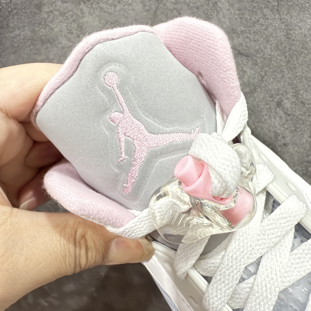  
【纯原】Air Jordan 5  Medium Soft Pink  AJ5乔5 文化篮球鞋白粉 