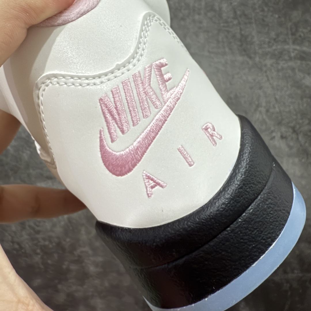  
【纯原】Air Jordan 5  Medium Soft Pink  AJ5乔5 文化篮球鞋白粉 