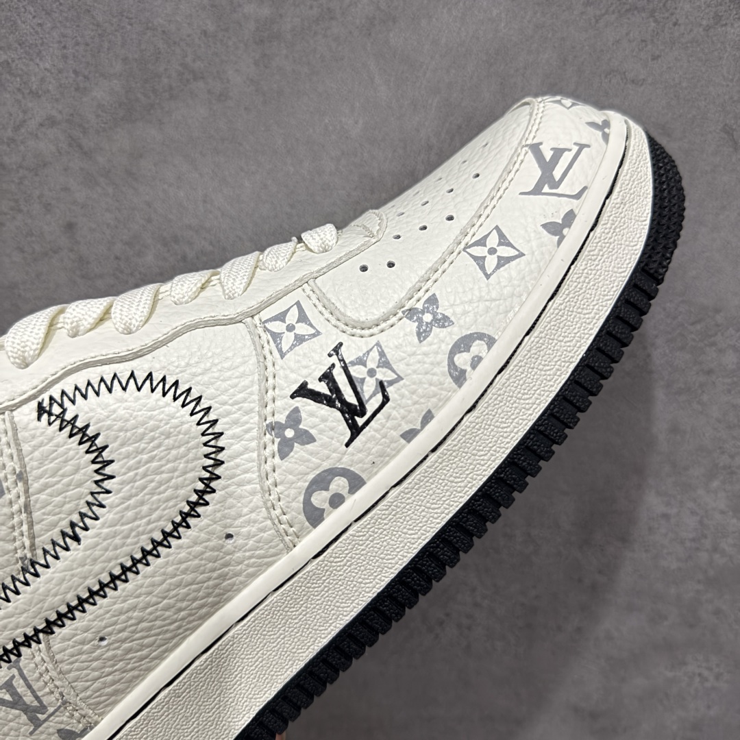 定制版Nike Air Force 1'07 Low LV联名 米白黑线 空军一号低帮休闲板鞋 SC0601-557