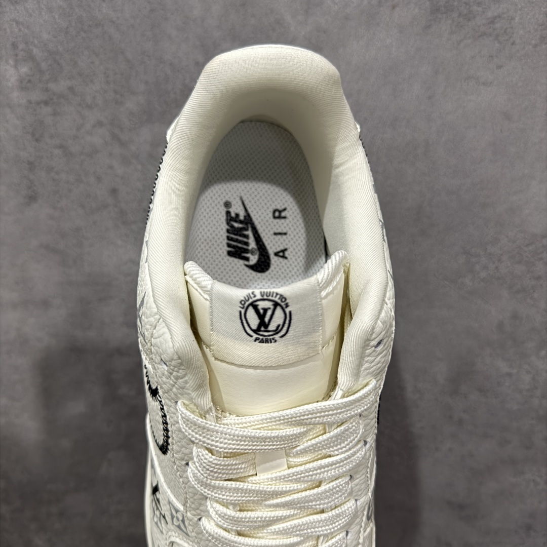 定制版Nike Air Force 1'07 Low LV联名 米白黑线 空军一号低帮休闲板鞋 SC0601-557