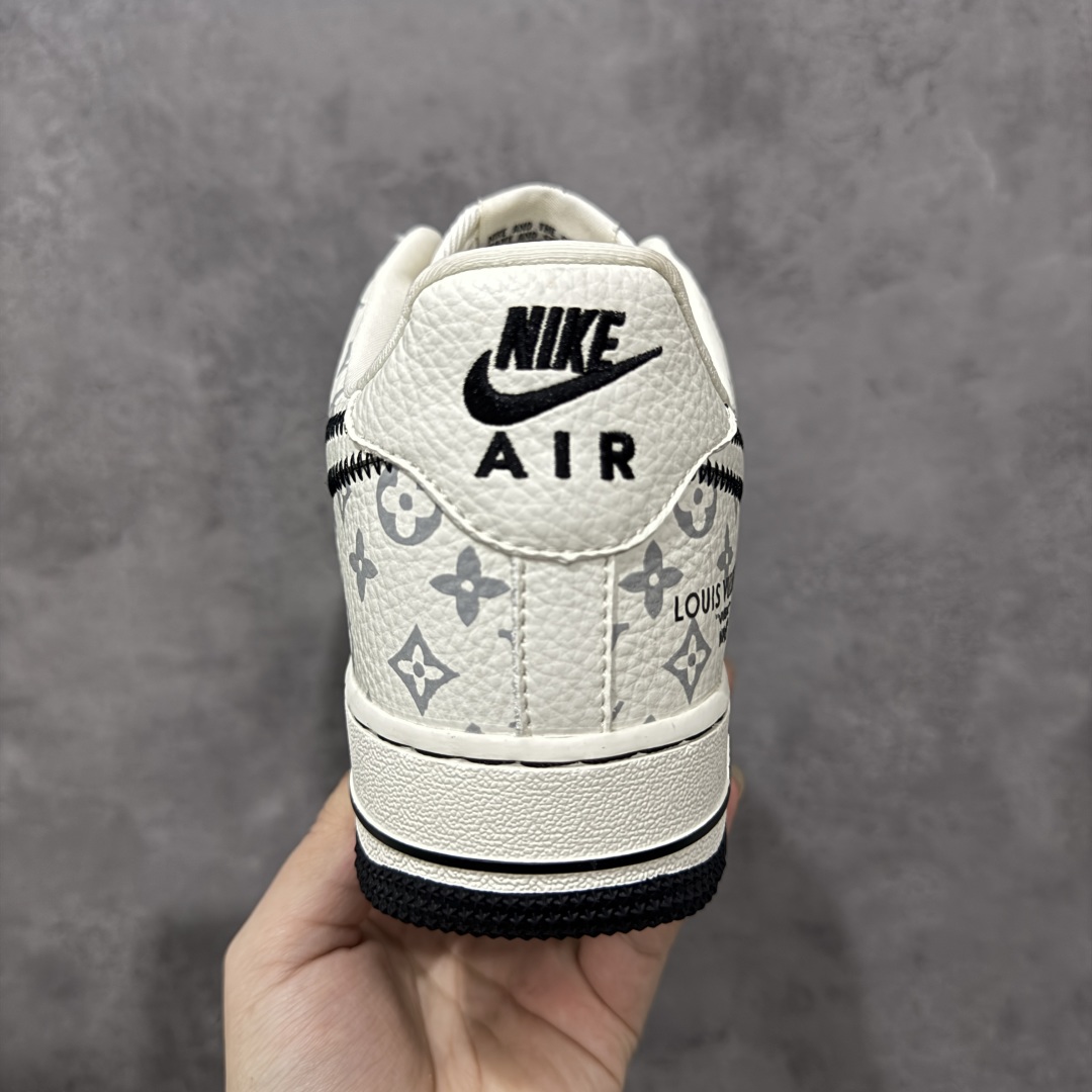 定制版Nike Air Force 1'07 Low LV联名 米白黑线 空军一号低帮休闲板鞋 SC0601-557