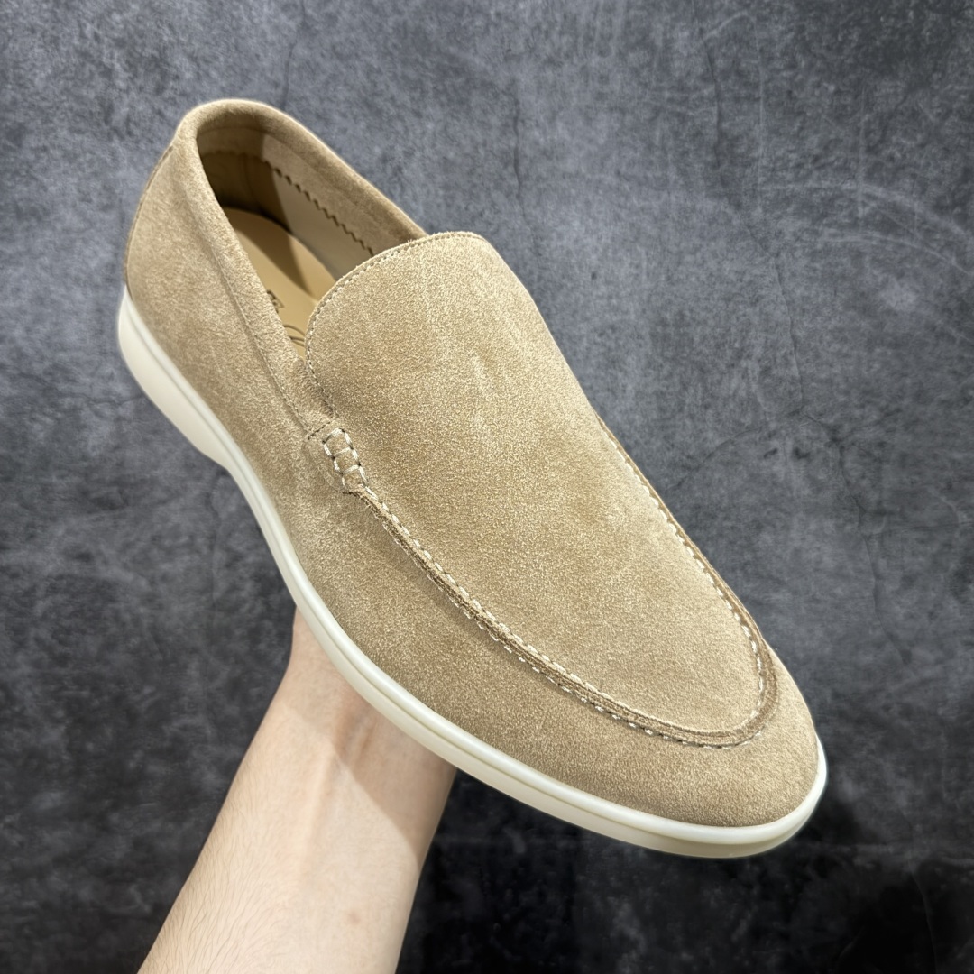  
【纯原】Loro Piana LP Walk Low 生活系列低帮复古百搭德训风休闲运动板鞋一脚蹬
