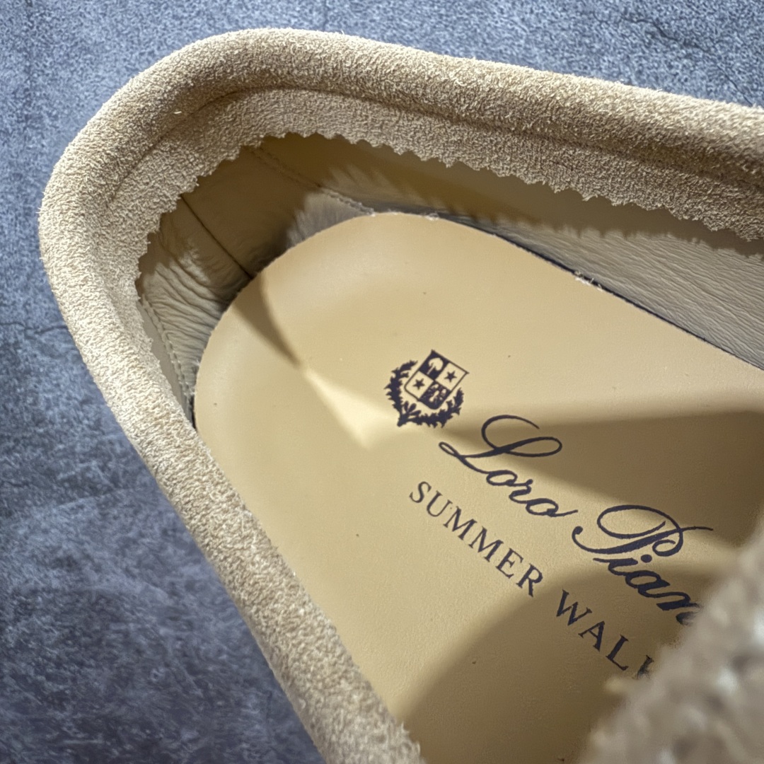  
【纯原】Loro Piana LP Walk Low 生活系列低帮复古百搭德训风休闲运动板鞋一脚蹬
