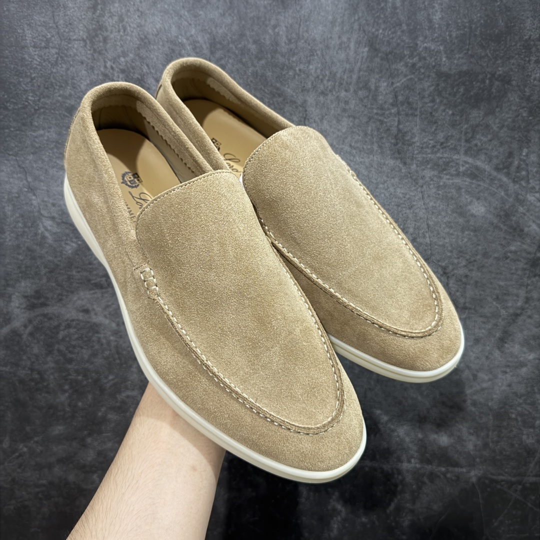  
【纯原】Loro Piana LP Walk Low 生活系列低帮复古百搭德训风休闲运动板鞋一脚蹬
