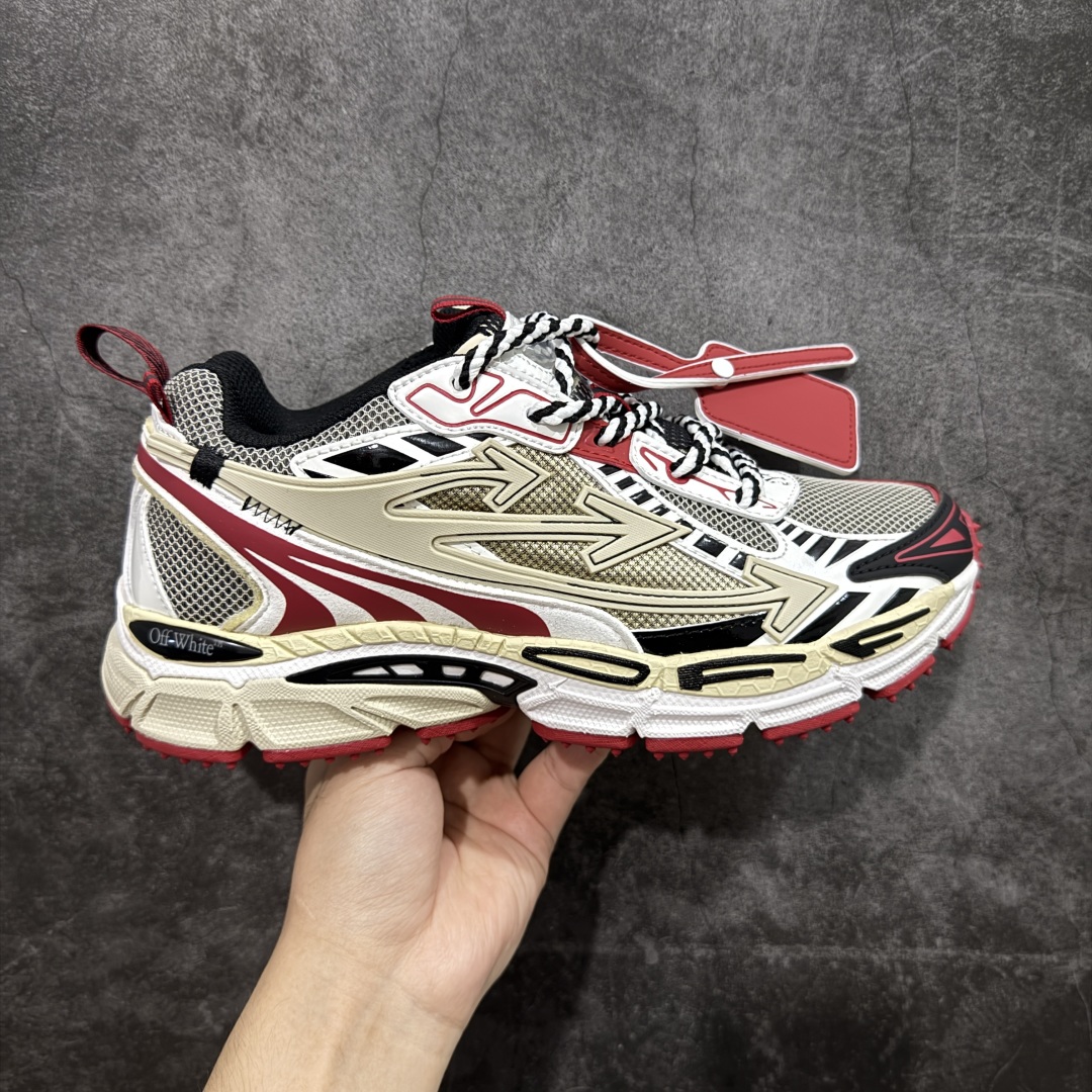 
【纯原】Off-White 2024年OW最新款跑鞋 
百分百原盒正确版 原楦原纸板数据开发 4层分